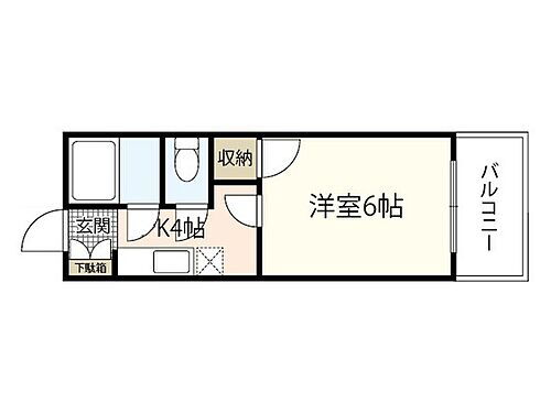 広島県広島市西区楠木町4丁目 横川駅 1K マンション 賃貸物件詳細