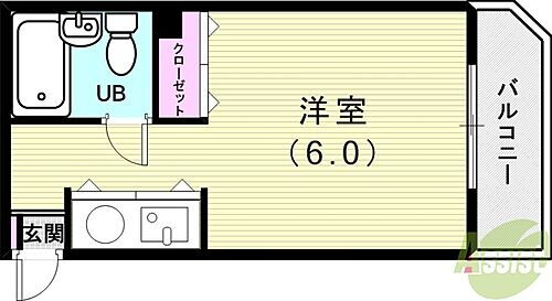 ジュネス福田 1階 ワンルーム 賃貸物件詳細