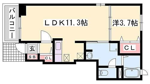 兵庫県たつの市誉田町福田 本竜野駅 1LDK アパート 賃貸物件詳細