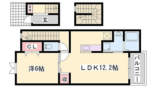 兵庫県神崎郡福崎町福田 福崎駅 1LDK アパート 賃貸物件詳細