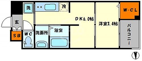  WORVE大阪本町　間取り