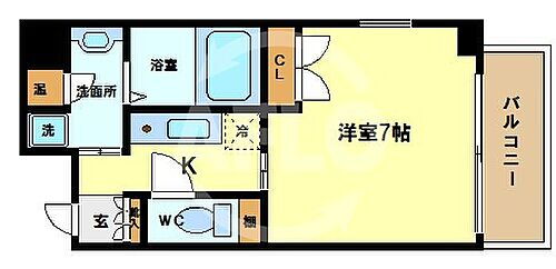 エイペックス京町堀 10階 1K 賃貸物件詳細