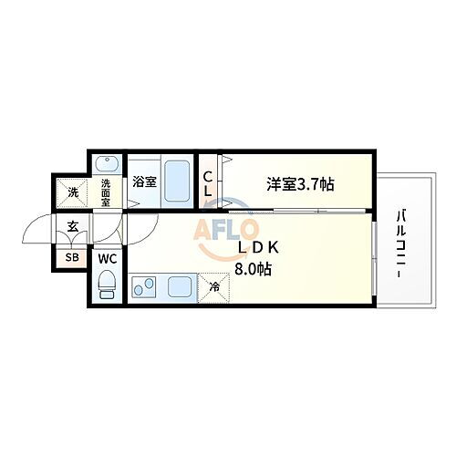 アプリーレ阿波座南 5階 1LDK 賃貸物件詳細