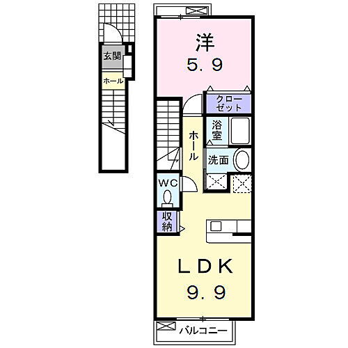 愛知県岡崎市中島町字上町71番地 岡崎駅 1LDK アパート 賃貸物件詳細