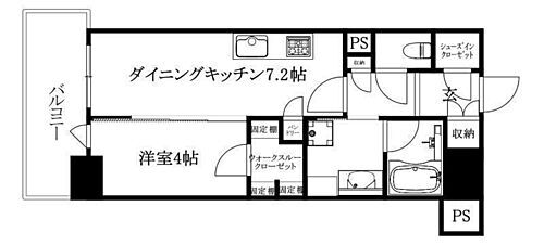 愛媛県松山市宮田町 ＪＲ松山駅前駅 1DK マンション 賃貸物件詳細
