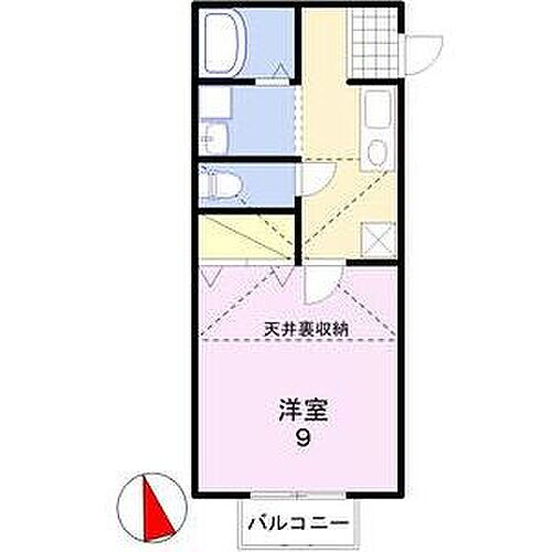 兵庫県たつの市揖保川町神戸北山 竜野駅 1K アパート 賃貸物件詳細