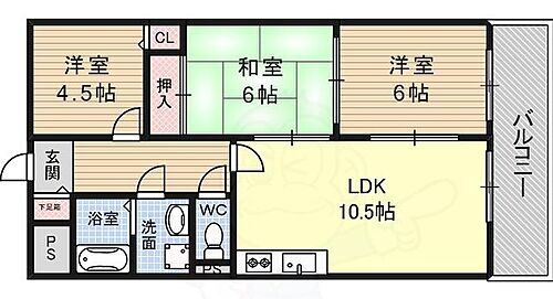 サンクレール２１ 1階 3LDK 賃貸物件詳細