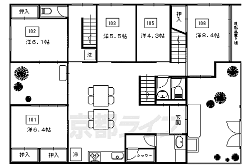 京都府京都市左京区南禅寺北ノ坊町 賃貸アパート