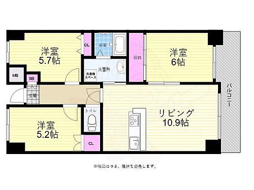 広島県広島市東区牛田南２丁目 白島駅 3LDK マンション 賃貸物件詳細