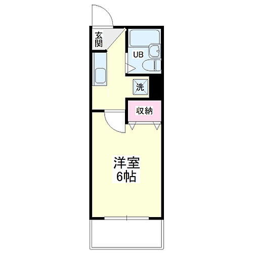 睦町ハイツ 3階 1K 賃貸物件詳細