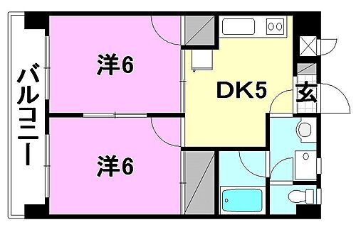 オックスフォードサーカス高岡 4階 2DK 賃貸物件詳細