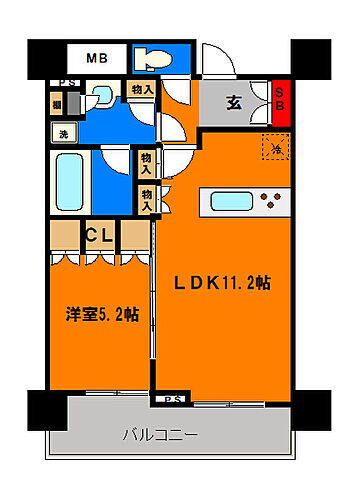 ヒューリックレジデンス千葉中央 6階 1LDK 賃貸物件詳細