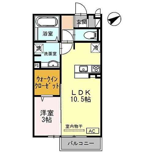 兵庫県姫路市北条 姫路駅 1LDK アパート 賃貸物件詳細
