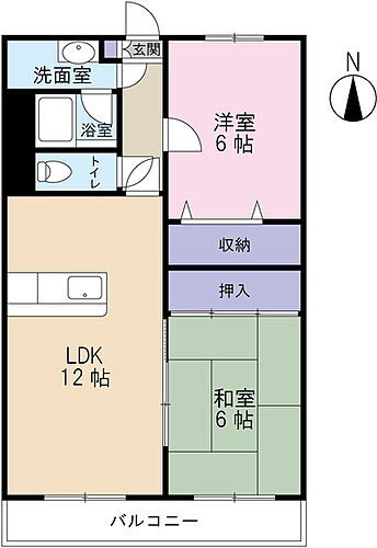 グランＴｅａｏ 2階 2LDK 賃貸物件詳細