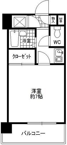 ベルウエストＩＩ 3階 1K 賃貸物件詳細