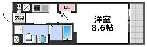 大阪府東大阪市長栄寺 河内永和駅 1K マンション 賃貸物件詳細