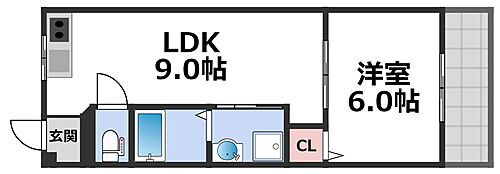 Ｍ’プラザ城東弐番館 2階 1LDK 賃貸物件詳細