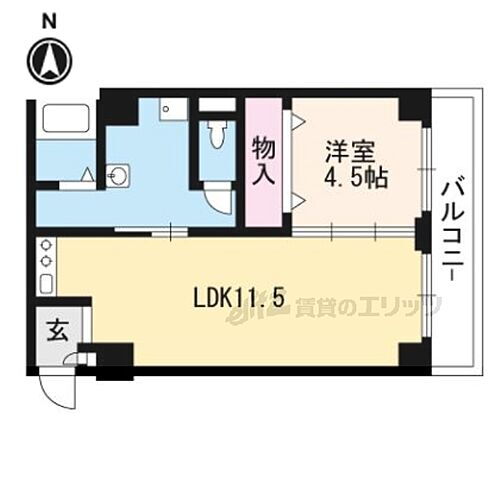 サンテラス中川 1階 1LDK 賃貸物件詳細