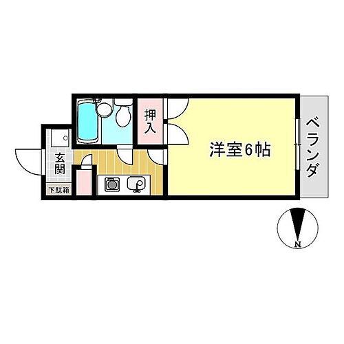 愛知県名古屋市中村区岩塚本通3丁目 岩塚駅 1K マンション 賃貸物件詳細