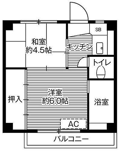 ビレッジハウス壬生２号棟 2階 2K 賃貸物件詳細