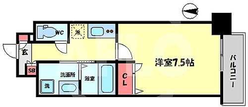 大阪府大阪市北区西天満4丁目 南森町駅 1K マンション 賃貸物件詳細
