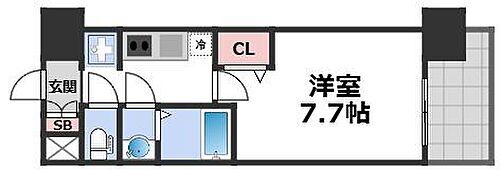 プレサンス芦原橋ヴィブラス 12階 1K 賃貸物件詳細
