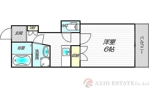 グロウパレスＩ 2階 1K 賃貸物件詳細