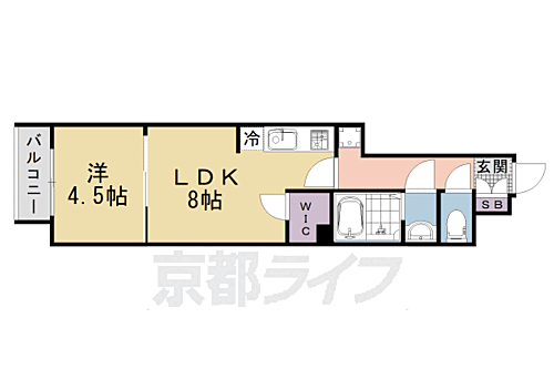エステムコート京都二条 7階 1LDK 賃貸物件詳細