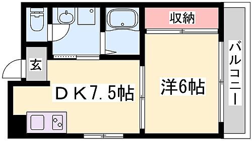 ＳＵＮ志里池 4階 1DK 賃貸物件詳細