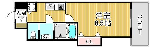 サムティ大阪ＣＩＴＹＷＥＳＴ 4階 1K 賃貸物件詳細