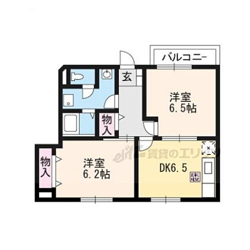 滋賀県野洲市小篠原 野洲駅 2DK アパート 賃貸物件詳細