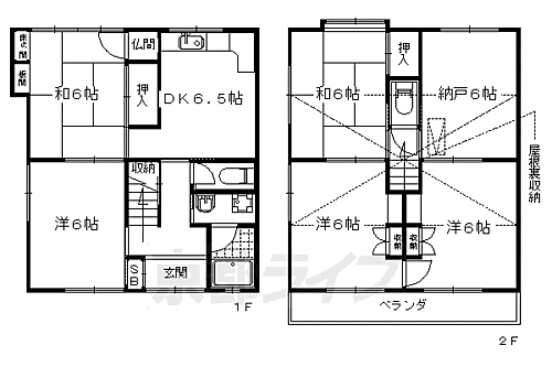 京都府京都市右京区梅津フケノ川町 松尾大社駅 6DK 一戸建て 賃貸物件詳細
