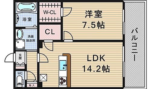 ルクレ阿波座レジデンス 11階 1LDK 賃貸物件詳細