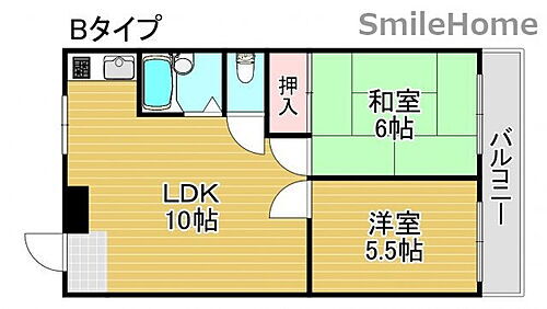 ビバリーヒルズ玉出西 6階 2LDK 賃貸物件詳細