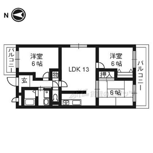 京都府京都市西京区大枝東長町 桂駅 3LDK マンション 賃貸物件詳細