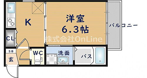 大阪府東大阪市長田3丁目 長田駅 1K アパート 賃貸物件詳細