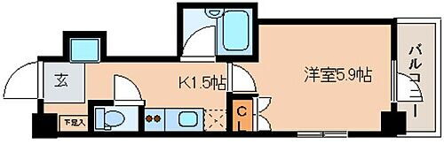レジディア文京湯島ＩＩ 4階 1K 賃貸物件詳細