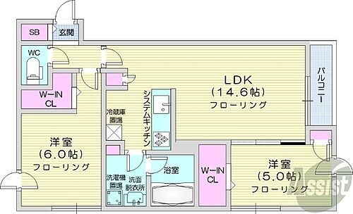 北海道札幌市中央区南十七条西17丁目 ロープウェイ入口駅 2LDK マンション 賃貸物件詳細