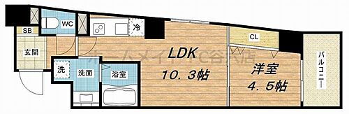 Ｄ－ｒｏｏｍ小路東 6階 1LDK 賃貸物件詳細