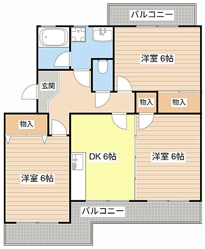 滋賀県長浜市祇園町 長浜駅 3DK マンション 賃貸物件詳細