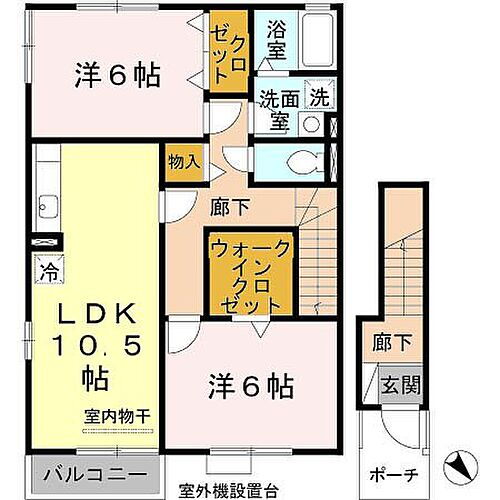 滋賀県彦根市小泉町 南彦根駅 2LDK アパート 賃貸物件詳細