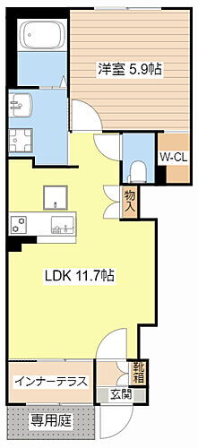滋賀県守山市古高町 栗東駅 1LDK アパート 賃貸物件詳細
