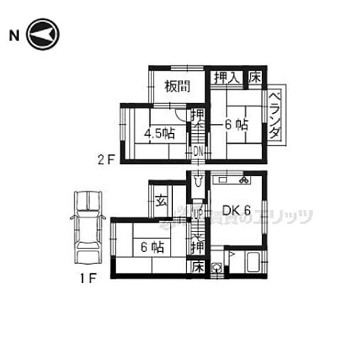 京都府京都市伏見区桃山町西尾 六地蔵駅 3DK 一戸建て 賃貸物件詳細