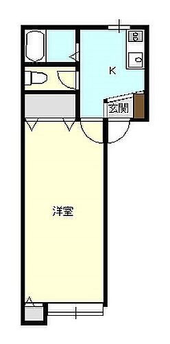 新潟県新発田市新栄町1丁目 新発田駅 1K アパート 賃貸物件詳細