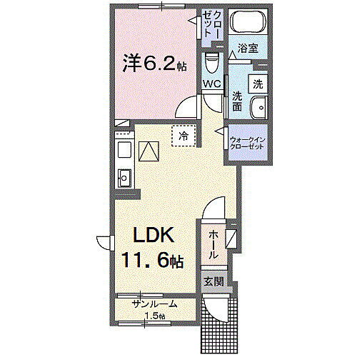 アーバン桜 1階 1LDK 賃貸物件詳細