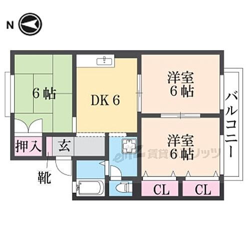 奈良県奈良市富雄元町1丁目 富雄駅 3DK アパート 賃貸物件詳細