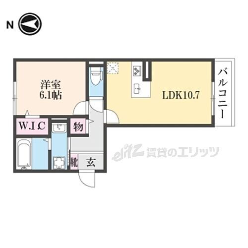 奈良県奈良市大安寺6丁目 奈良駅 1LDK アパート 賃貸物件詳細