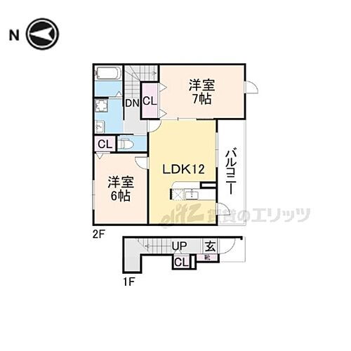 奈良県奈良市中町 富雄駅 2LDK アパート 賃貸物件詳細