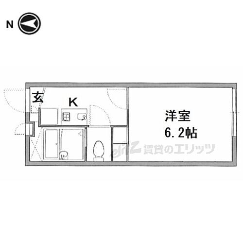 大阪府寝屋川市池田2丁目 寝屋川市駅 1K アパート 賃貸物件詳細