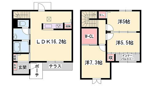 兵庫県高砂市曽根町 山陽曽根駅 3LDK アパート 賃貸物件詳細